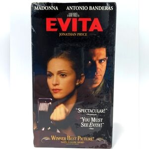 SEALED! Evita VHS Madonna, Antonio Banderas